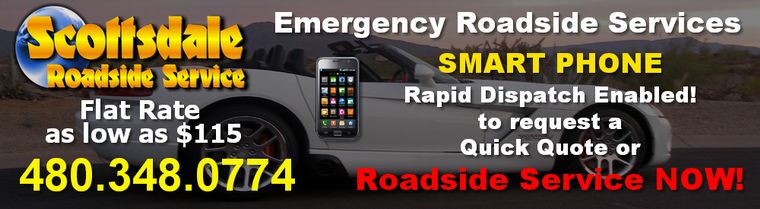 Emergency roadside services, battery jump start, tire change, lockout service